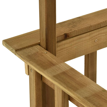 Capanno per Barbecue 163,5x93x210 cm in Pino Impregnato - homemem39