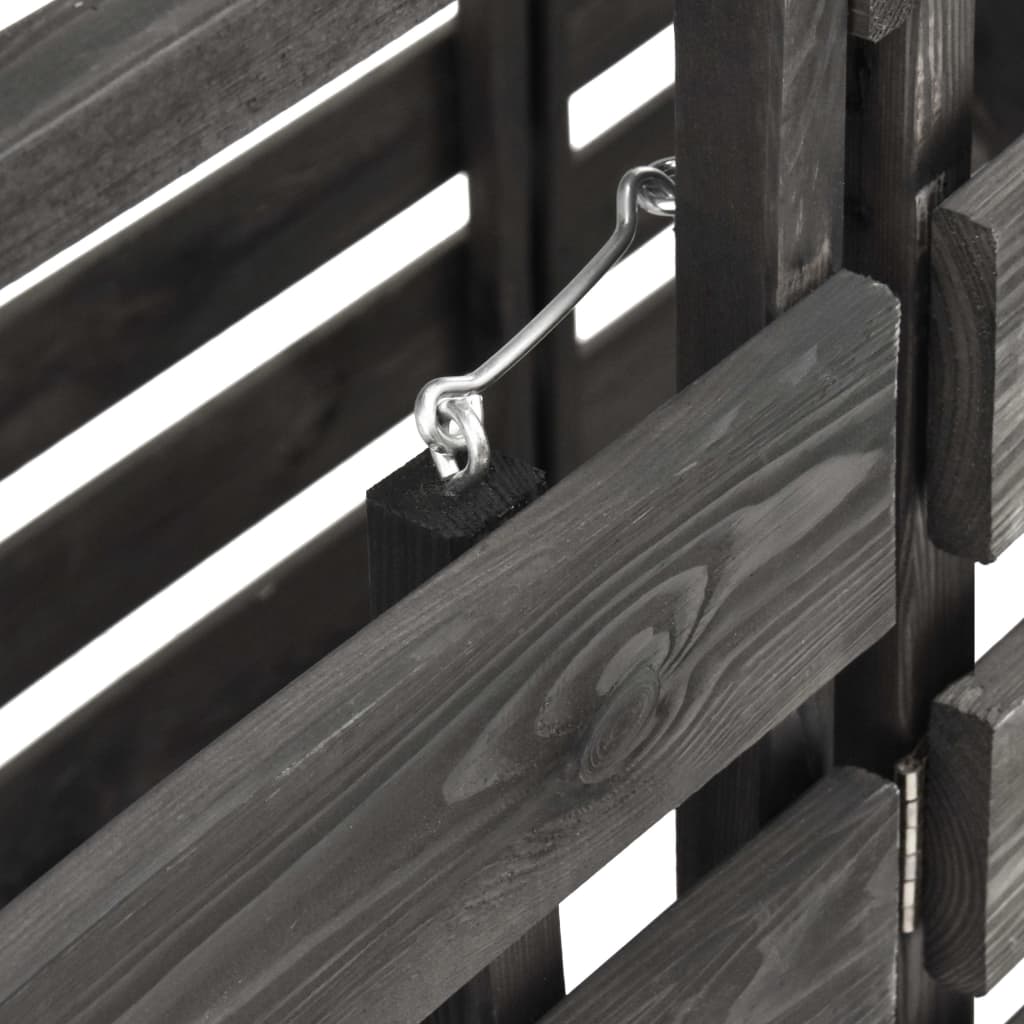 Copribidone Triplo 210x75x121 cm in Legno di Pino Verniciato - homemem39