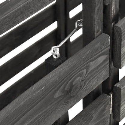 Copribidone Triplo 210x75x121 cm in Legno di Pino Verniciato - homemem39