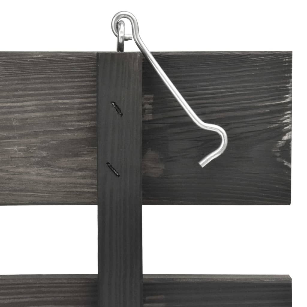 Copribidone Triplo 210x75x121 cm in Legno di Pino Verniciato - homemem39