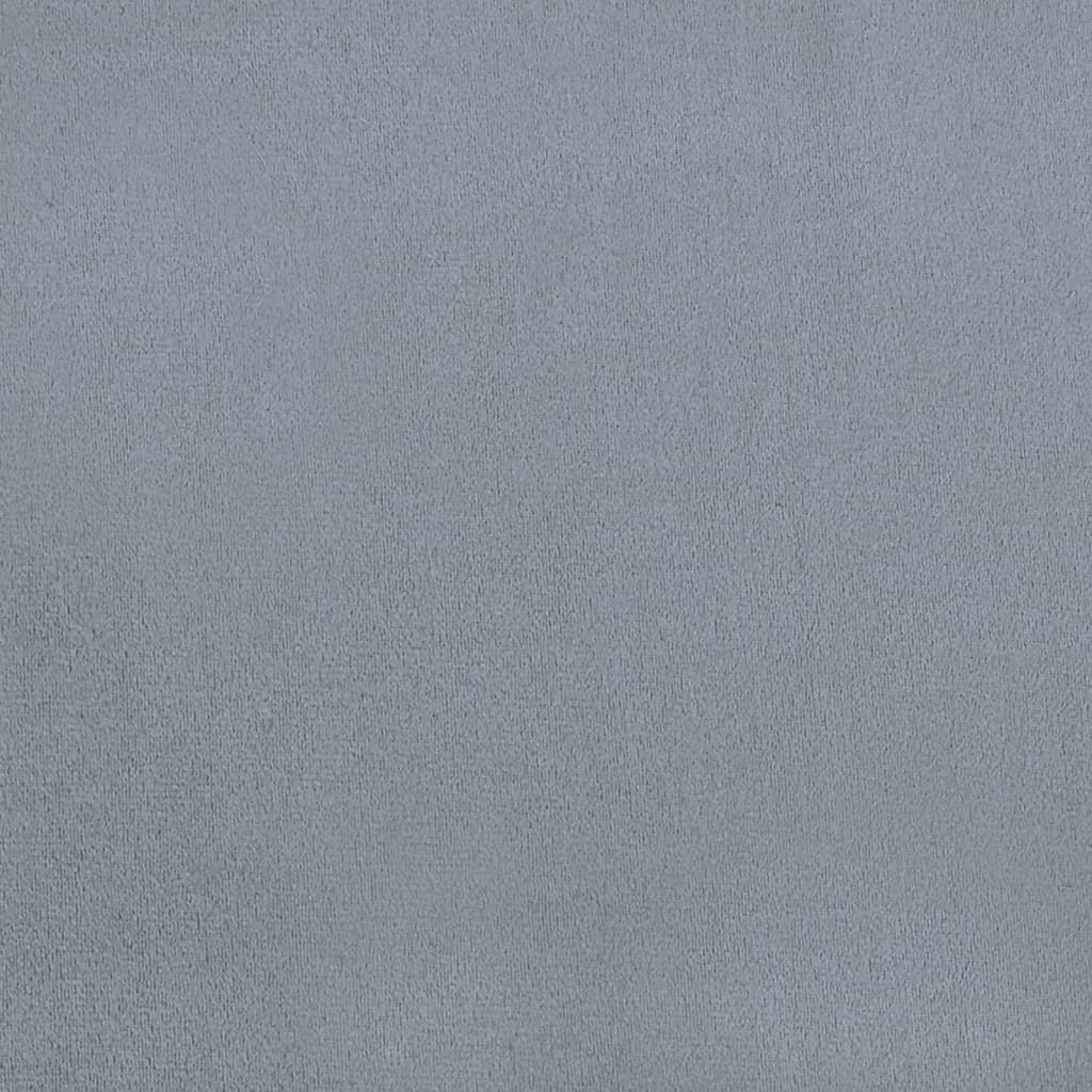 Sedie da Pranzo 4 pz Grigio Chiaro in Velluto - homemem39