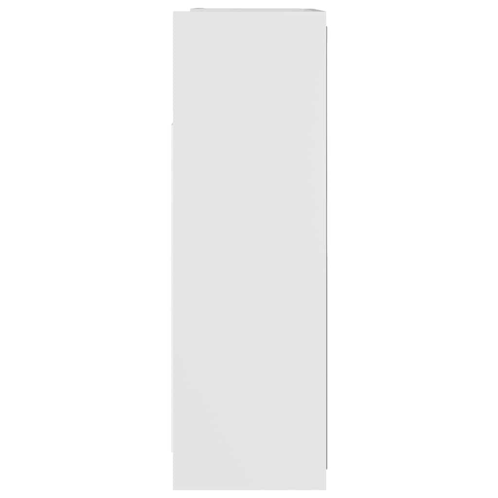 Armadietto a Specchio Bianco 62,5x20,5x64 cm Legno Multistrato