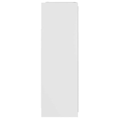Armadietto a Specchio Bianco 62,5x20,5x64 cm Legno Multistrato