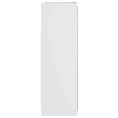 Armadietto a Specchio Bianco 62,5x20,5x64 cm Legno Multistrato