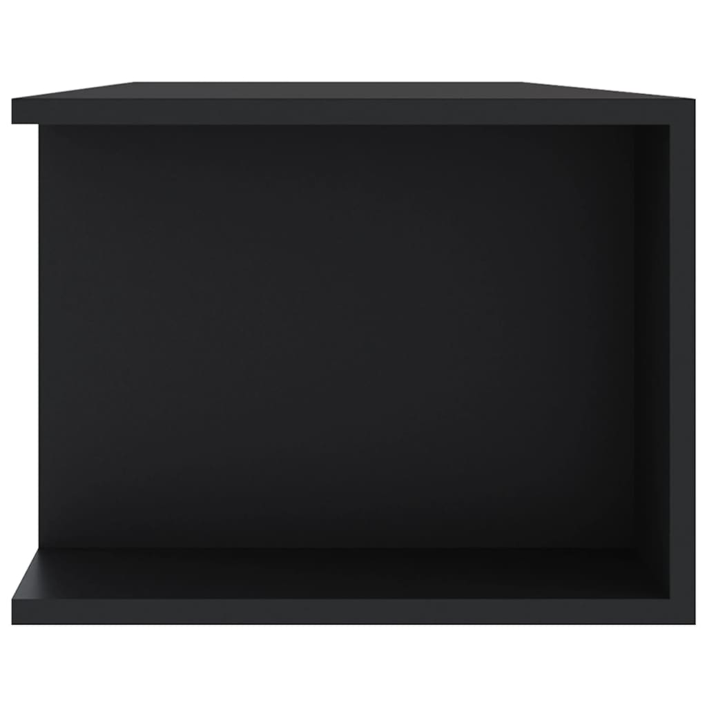 Mobile Porta TV con Luci LED Nero 135x39x30 cm - homemem39