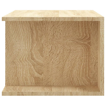 Mobile Porta TV con Luci LED Rovere Sonoma 90x39x30 cm - homemem39