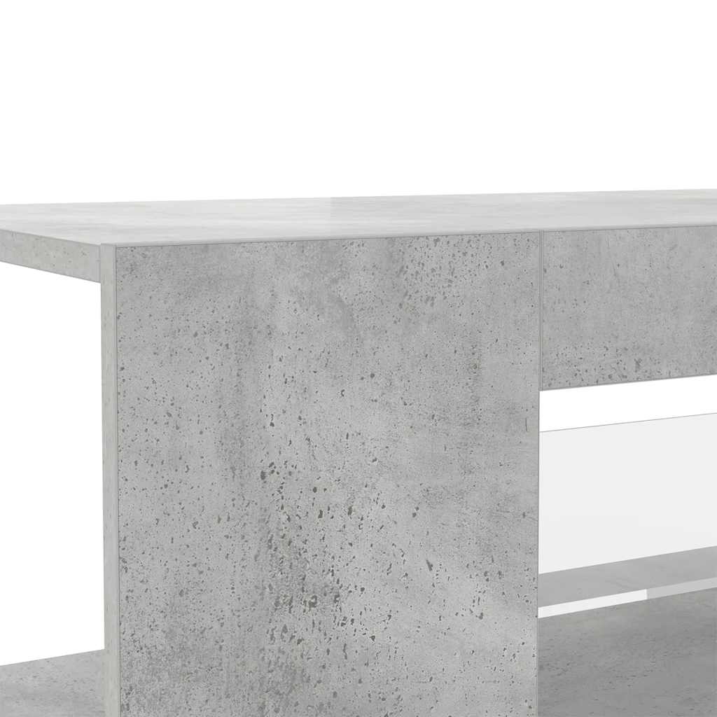 Mobile Porta TV con Luci LED Grigio Cemento 90x39x30 cm - homemem39