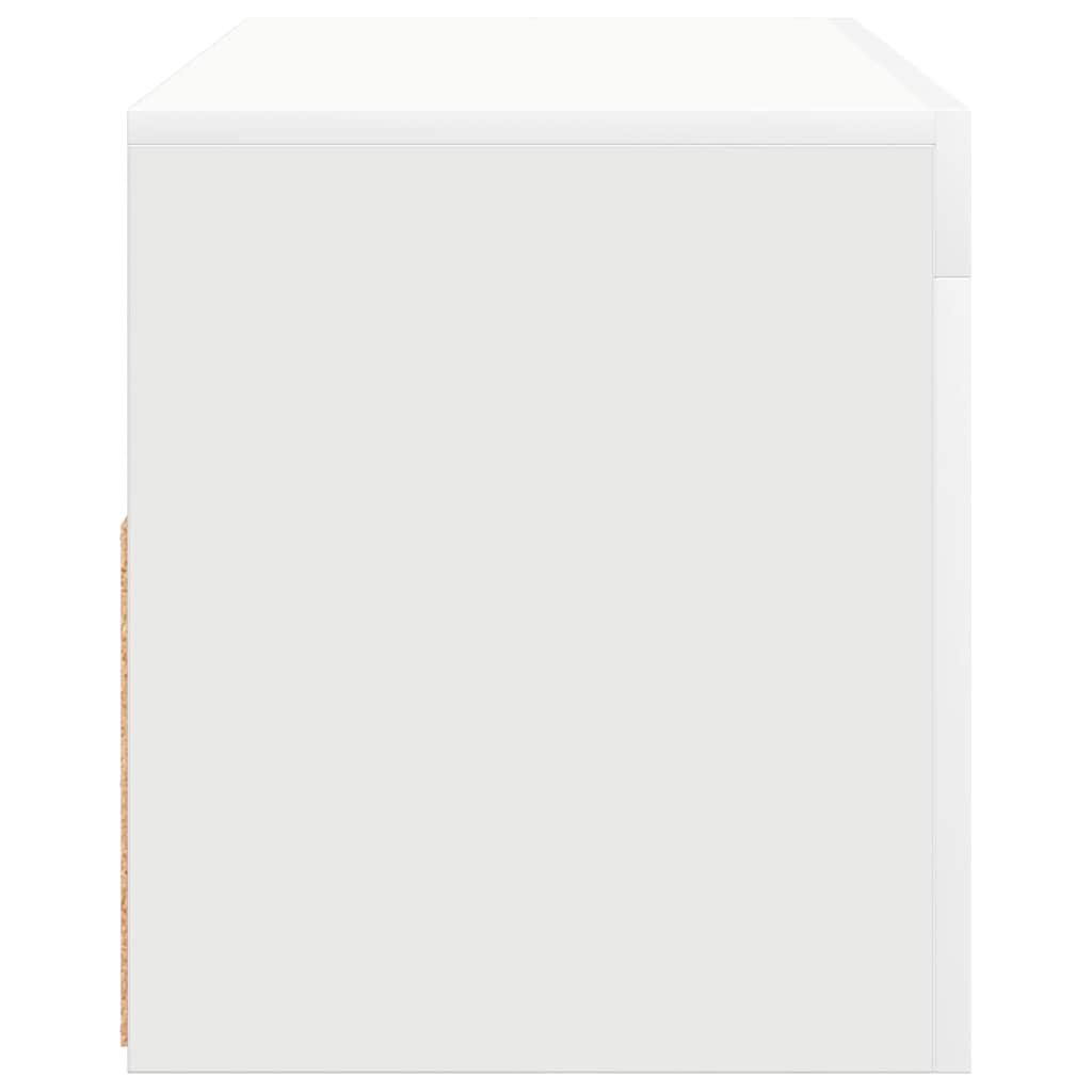 Mobile Porta TV con Luci LED Bianco 90x35x40 cm - homemem39