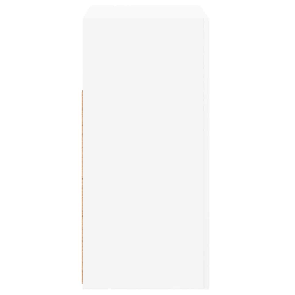 Credenza con Luci LED Bianca 80x35x75 cm - homemem39