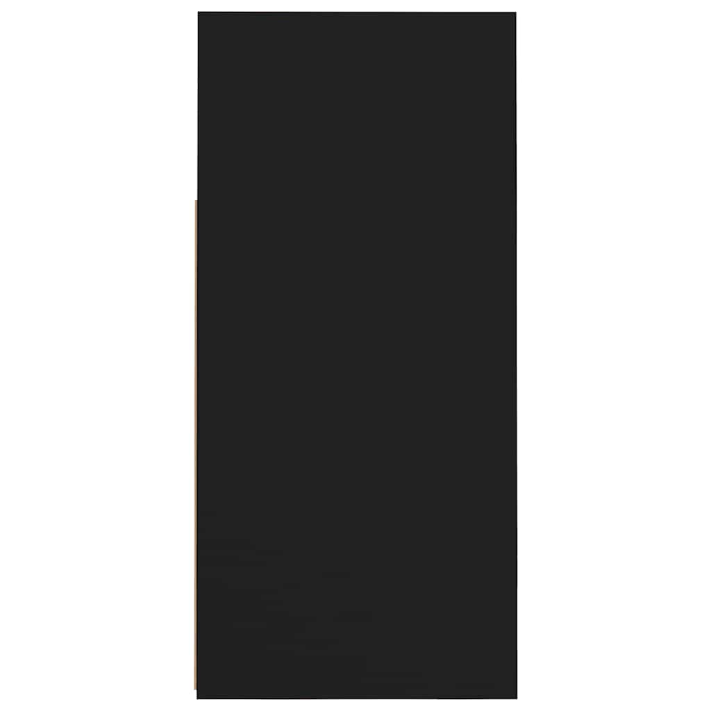 Credenza con Luci LED Nera 80x35x75 cm - homemem39