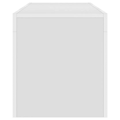 Mobile Porta TV con Luci LED Bianco 120x35x40 cm - homemem39