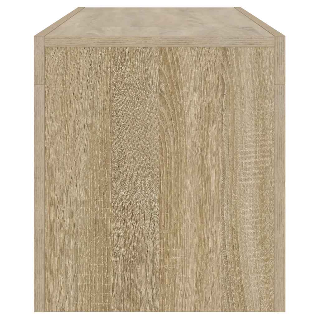 Mobile Porta TV con Luci LED Rovere Sonoma 120x35x40 cm - homemem39