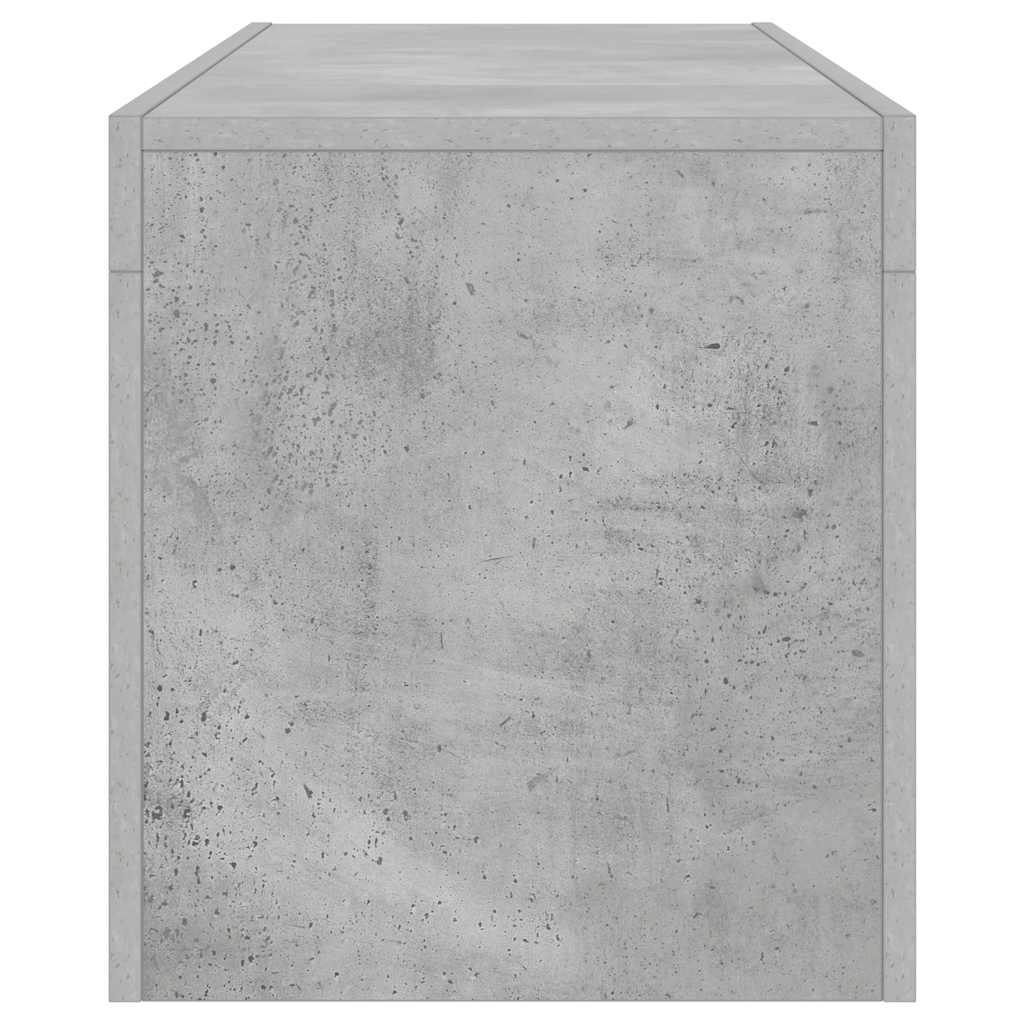 Mobile Porta TV con Luci LED Grigio Cemento 120x35x40 cm - homemem39