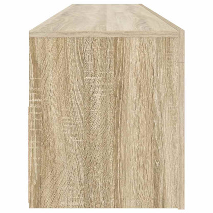 Mobile Porta TV con Luci LED Rovere Sonoma 120x35x40 cm