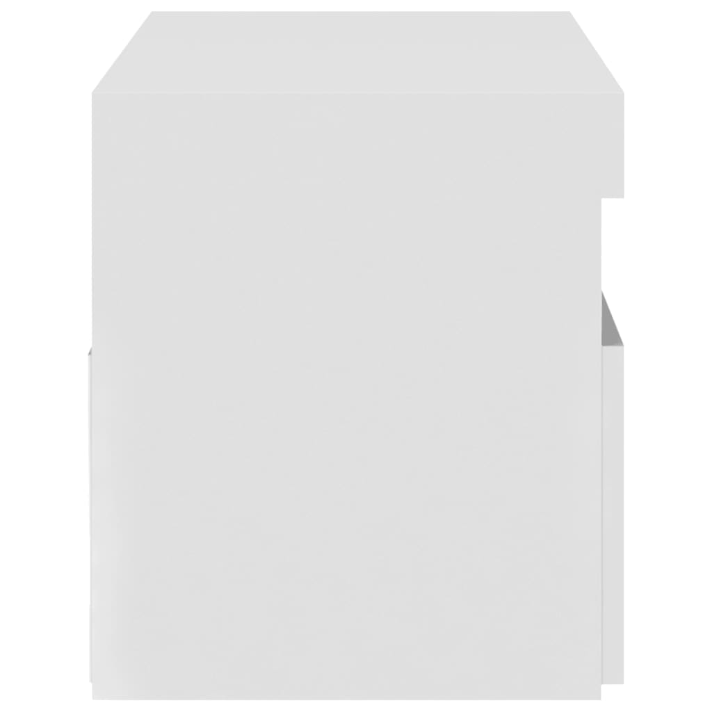 Mobile Porta TV con Luci LED Bianco 75x35x40 cm - homemem39