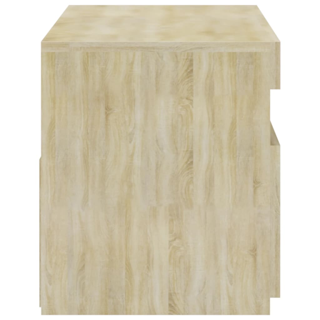 Mobile Porta TV con Luci LED Rovere Sonoma 60x35x40 cm - homemem39