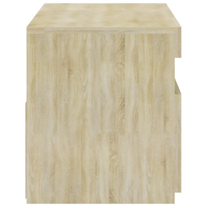 Mobile Porta TV con Luci LED Rovere Sonoma 60x35x40 cm - homemem39