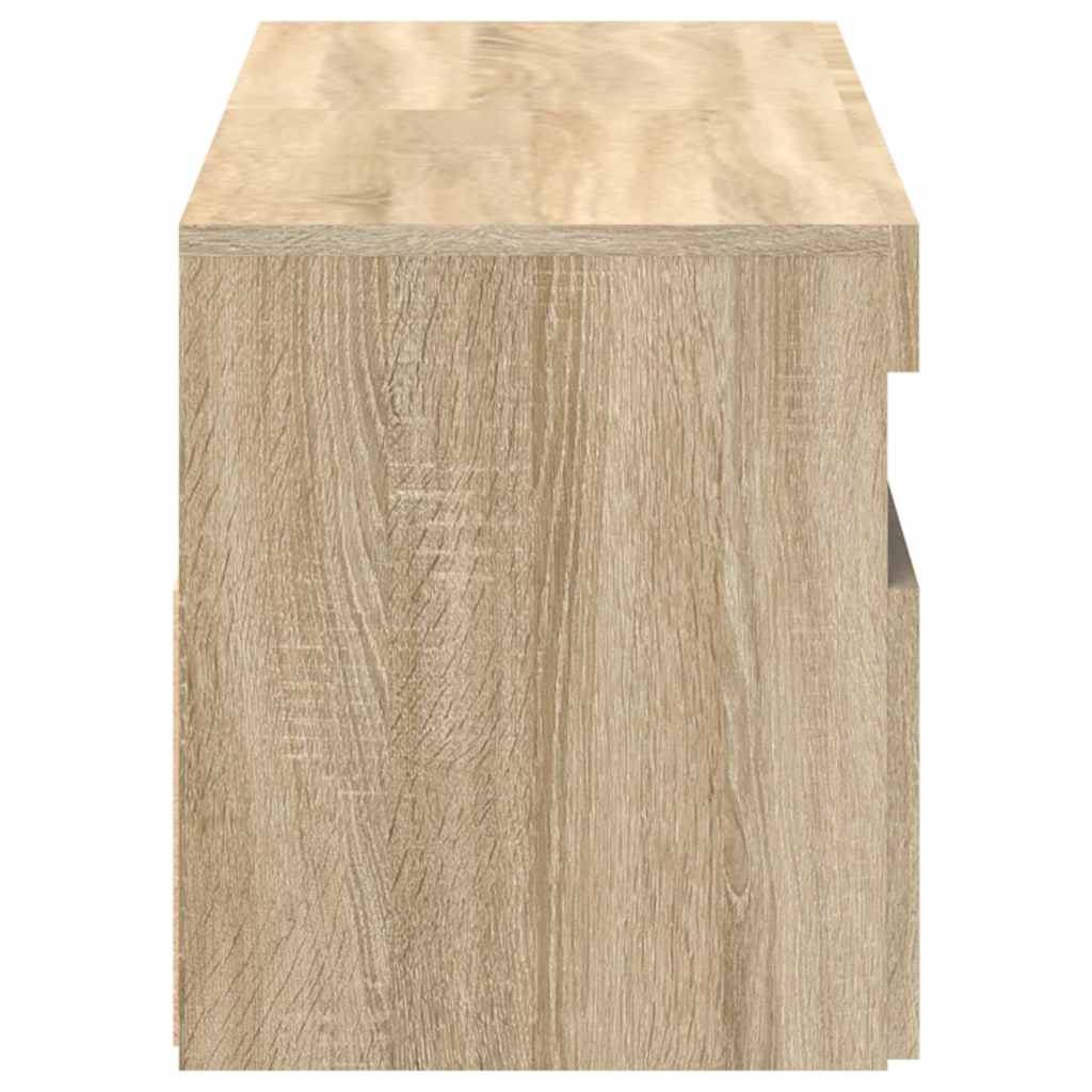 Mobili Porta TV con LED 2 pz Rovere Sonoma 60x35x40 cm - homemem39