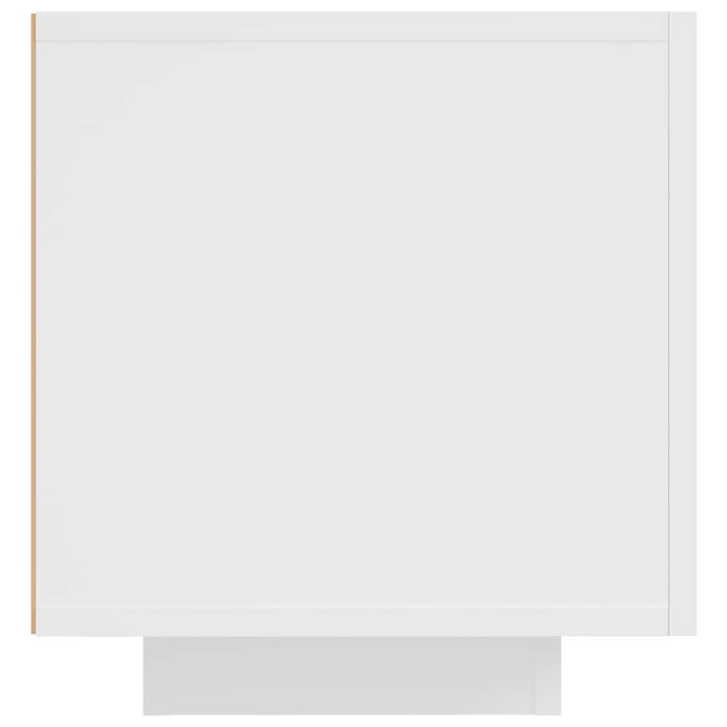 Mobile Porta TV con Luci LED Bianco 160x35x40 cm