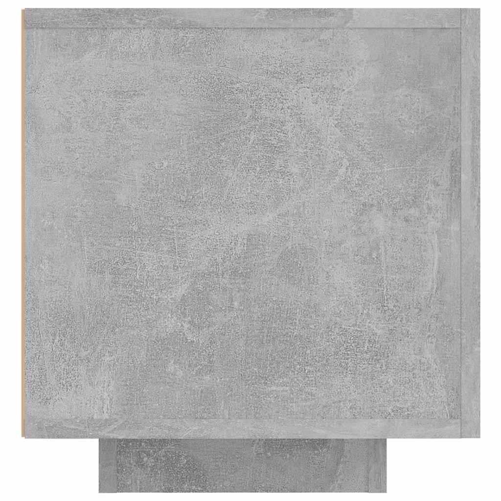 Mobile Porta TV con Luci LED Grigio Cemento 160x35x40 cm