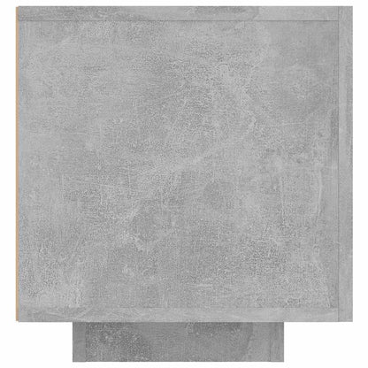 Mobile Porta TV con Luci LED Grigio Cemento 160x35x40 cm