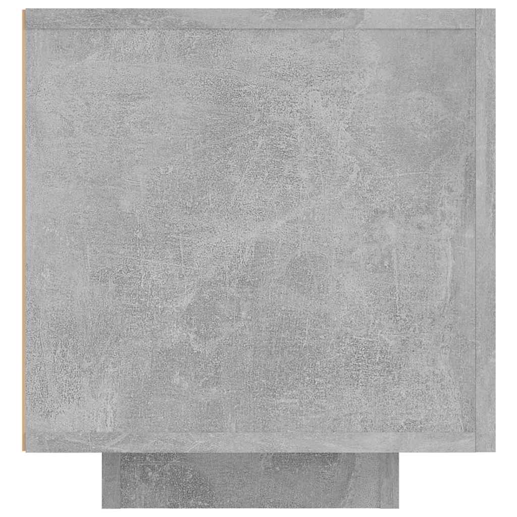 Mobile Porta TV con Luci LED Grigio Cemento 160x35x40 cm