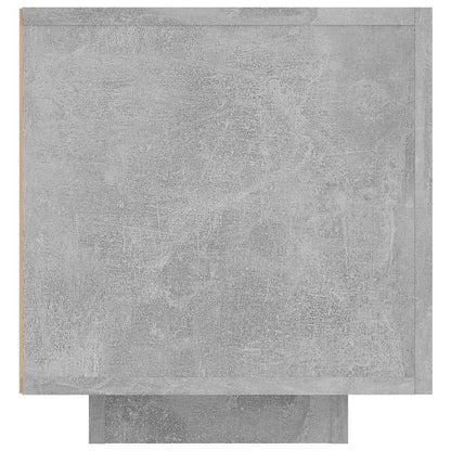 Mobile Porta TV con Luci LED Grigio Cemento 160x35x40 cm