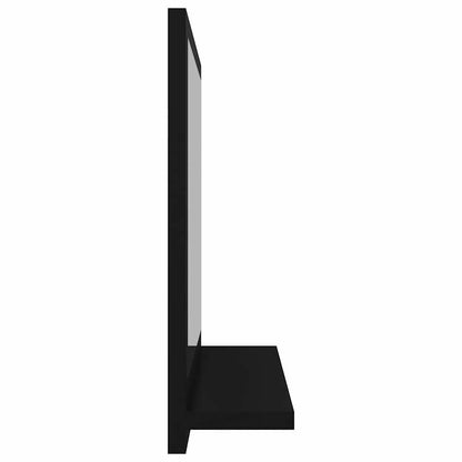 Specchio da Bagno Nero 40x10,5x37 cm in Legno Multistrato | homemem39