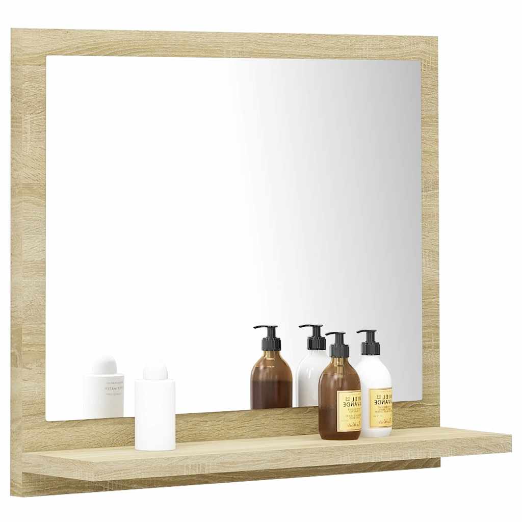 Specchio da Bagno Rovere Sonoma 40x10,5x37 cm Legno Multistrato | homemem39