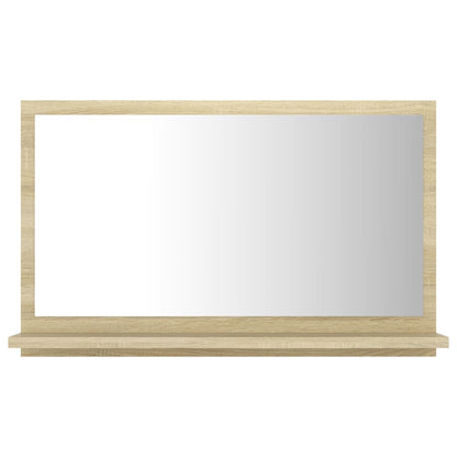 Specchio da Bagno Rovere Sonoma 60x10,5x37 cm Legno Multistrato | homemem39