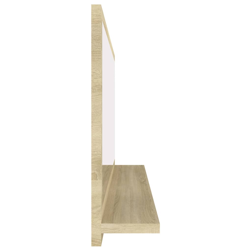 Specchio da Bagno Rovere Sonoma 90x10,5x37 cm Legno Multistrato | homemem39