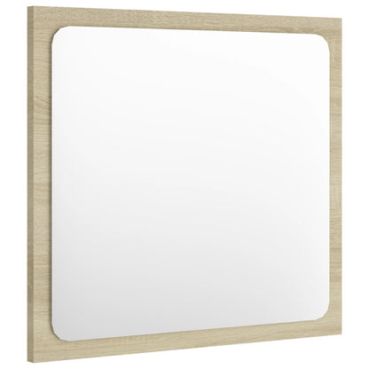 Specchio da Bagno Rovere Sonoma 40x1,5x37 cm Legno Multistrato | homemem39