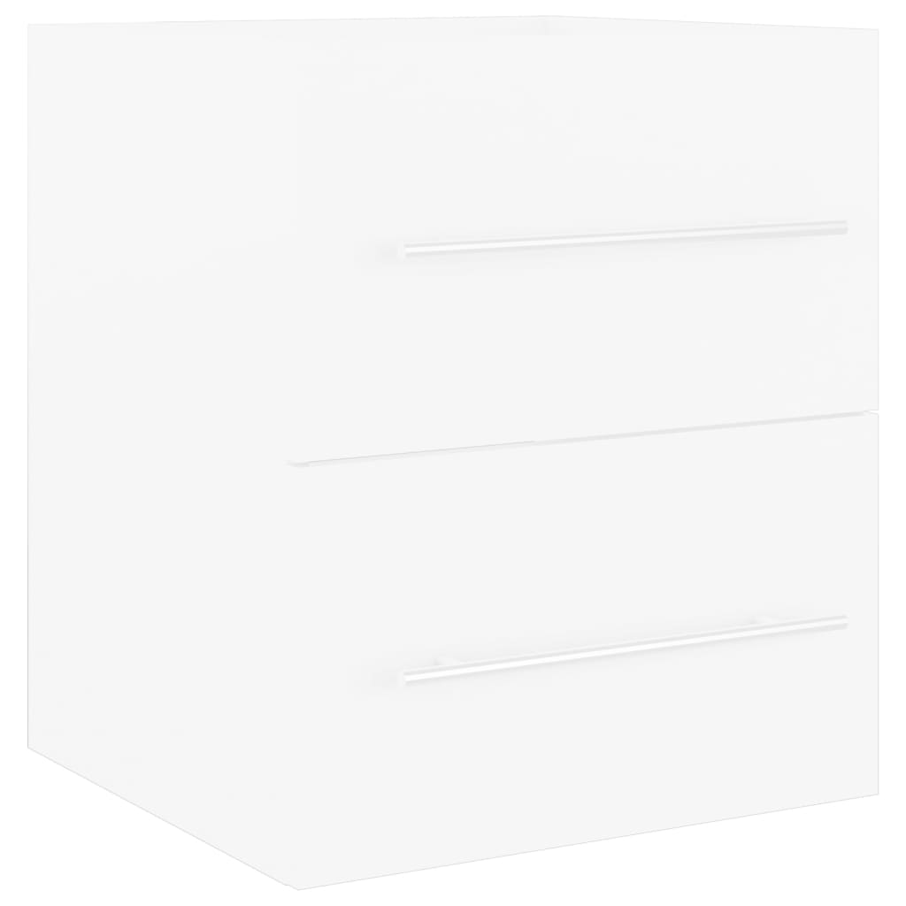 Mobile Lavabo Bianco 41x38,5x48 cm in Legno Multistrato | homemem39