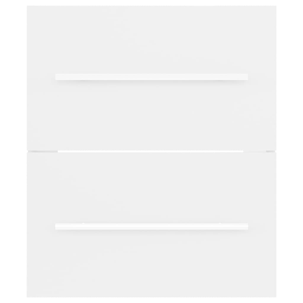 Mobile Lavabo Bianco 41x38,5x48 cm in Legno Multistrato | homemem39