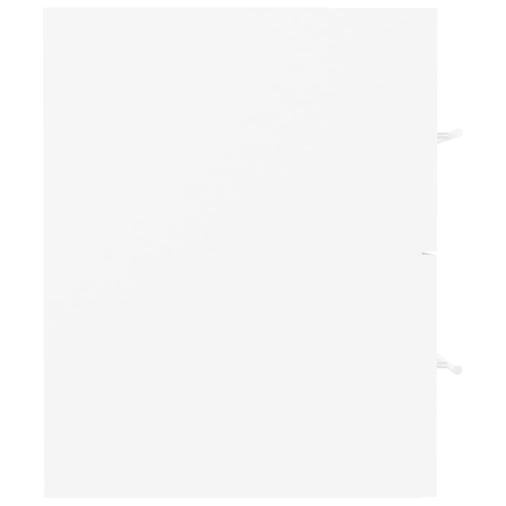 Mobile Lavabo Bianco 80x38,5x48 cm in Legno Multistrato | homemem39