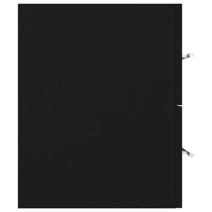 Mobile Lavabo Nero 100x38,5x48 cm in Legno Multistrato | homemem39