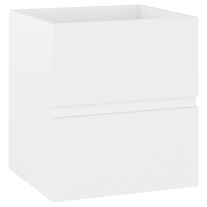 Mobile Lavabo Bianco 41x38,5x45 cm in Legno Multistrato | homemem39