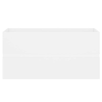 Mobile Lavabo Bianco 90x38,5x45 cm in Legno Multistrato