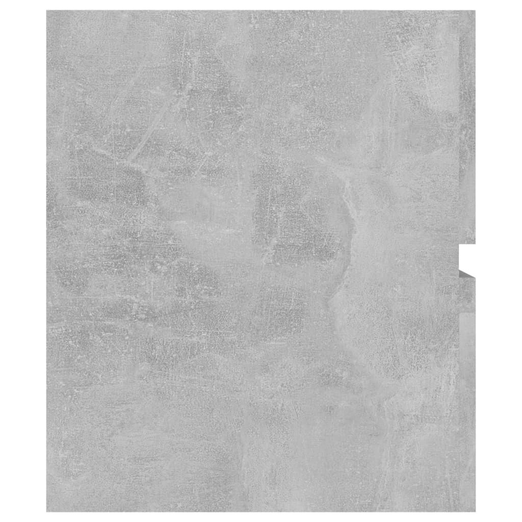 Mobile Lavabo Grigio Cemento 90x38,5x45 cm in Legno Multistrato | homemem39