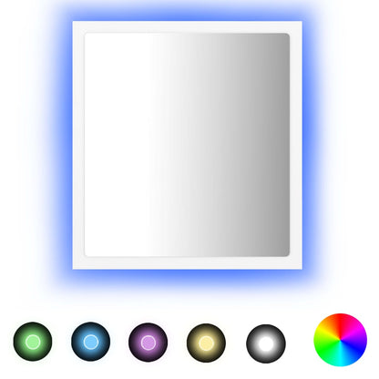 Specchio da Bagno con LED Bianco 40x8,5x37 cm in Acrilico | homemem39