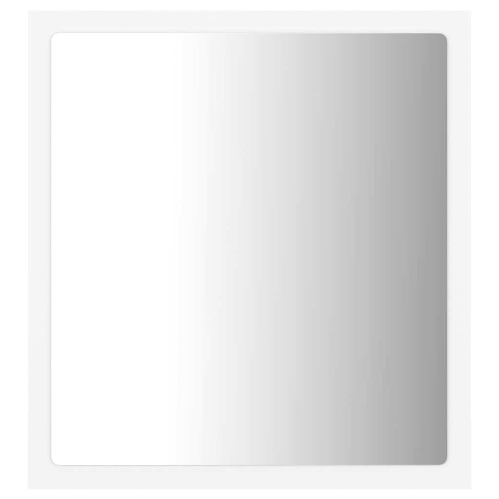 Specchio da Bagno con LED Bianco 40x8,5x37 cm in Acrilico