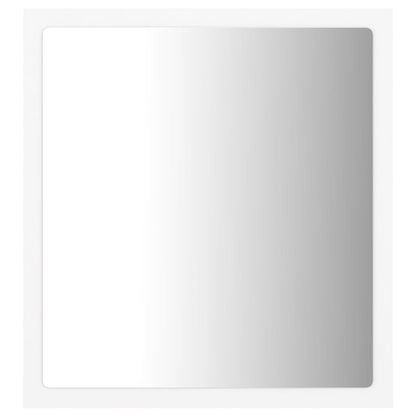 Specchio da Bagno con LED Bianco 40x8,5x37 cm in Acrilico