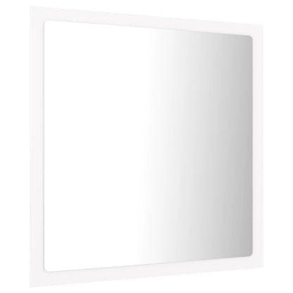 Specchio da Bagno con LED Bianco 40x8,5x37 cm in Acrilico