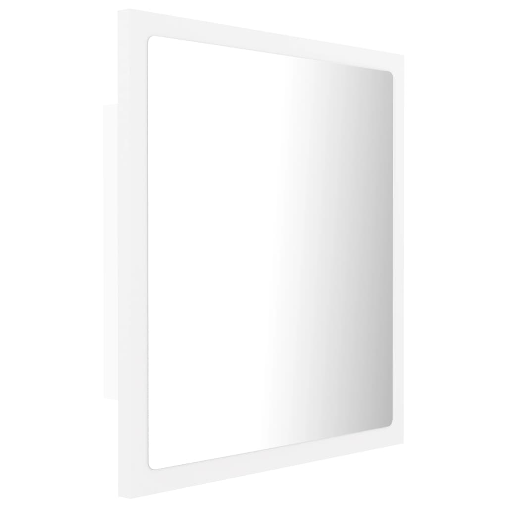 Specchio da Bagno con LED Bianco 40x8,5x37 cm in Acrilico | homemem39