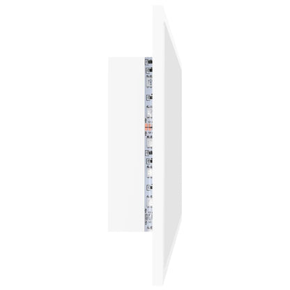 Specchio da Bagno con LED Bianco 80x8,5x37 cm in Acrilico | homemem39