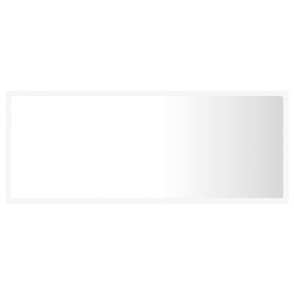 Specchio da Bagno con LED Bianco 100x8,5x37 cm in Acrilico | homemem39