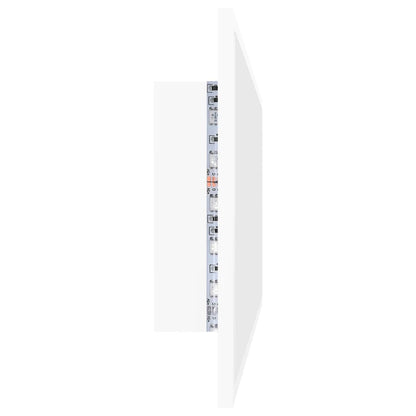 Specchio da Bagno con LED Bianco 100x8,5x37 cm in Acrilico | homemem39