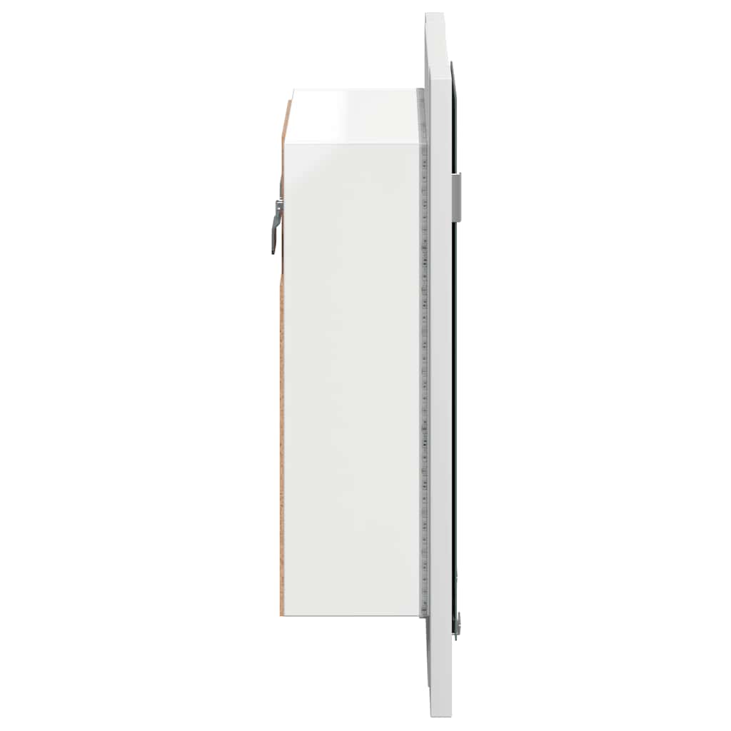 Specchio da Bagno con LED Bianco 40x12x45 cm in Acrilico