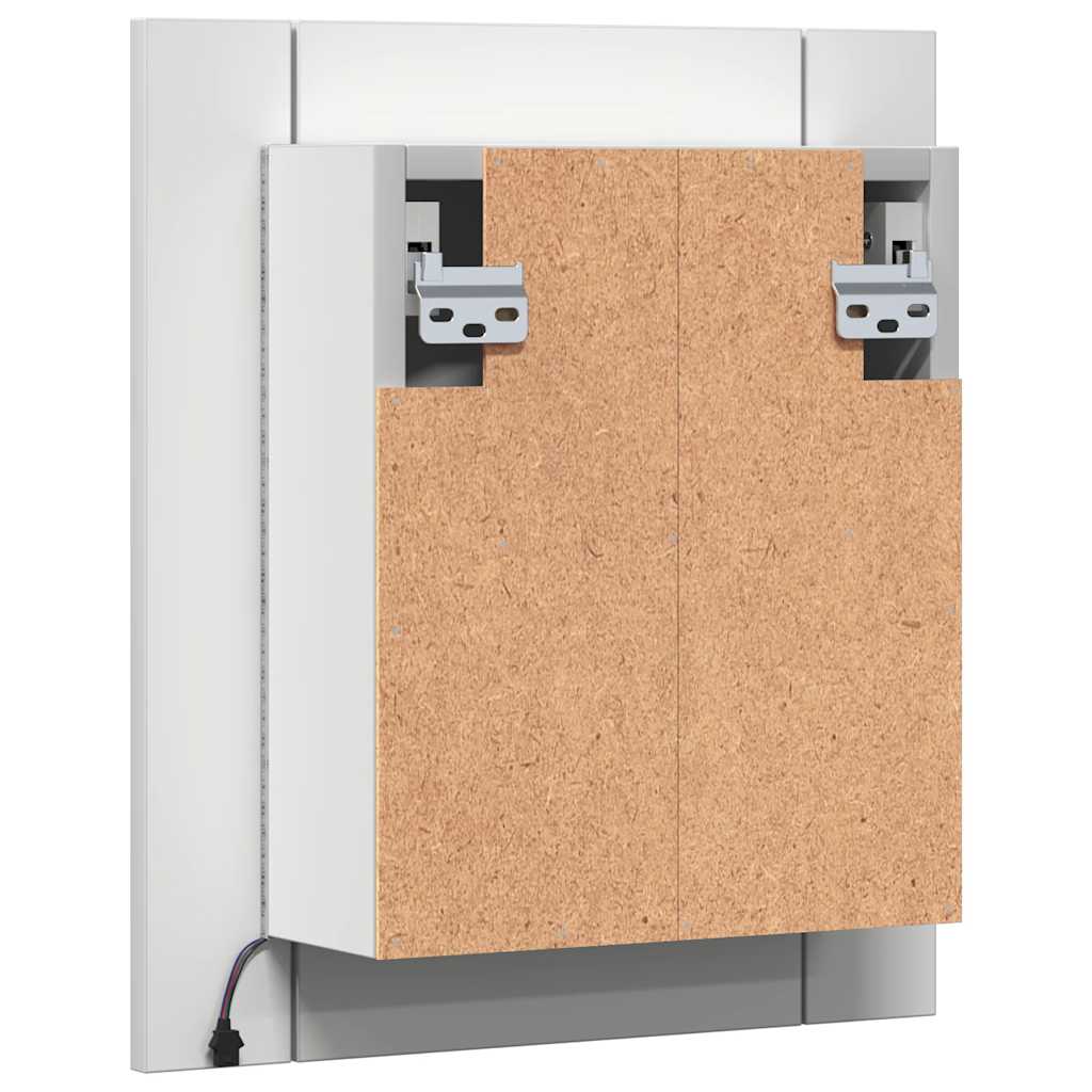 Specchio da Bagno con LED Bianco 40x12x45 cm in Acrilico