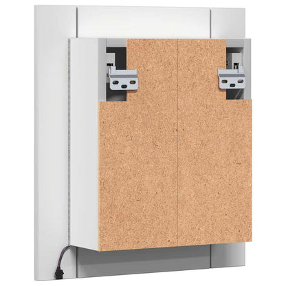 Specchio da Bagno con LED Bianco 40x12x45 cm in Acrilico